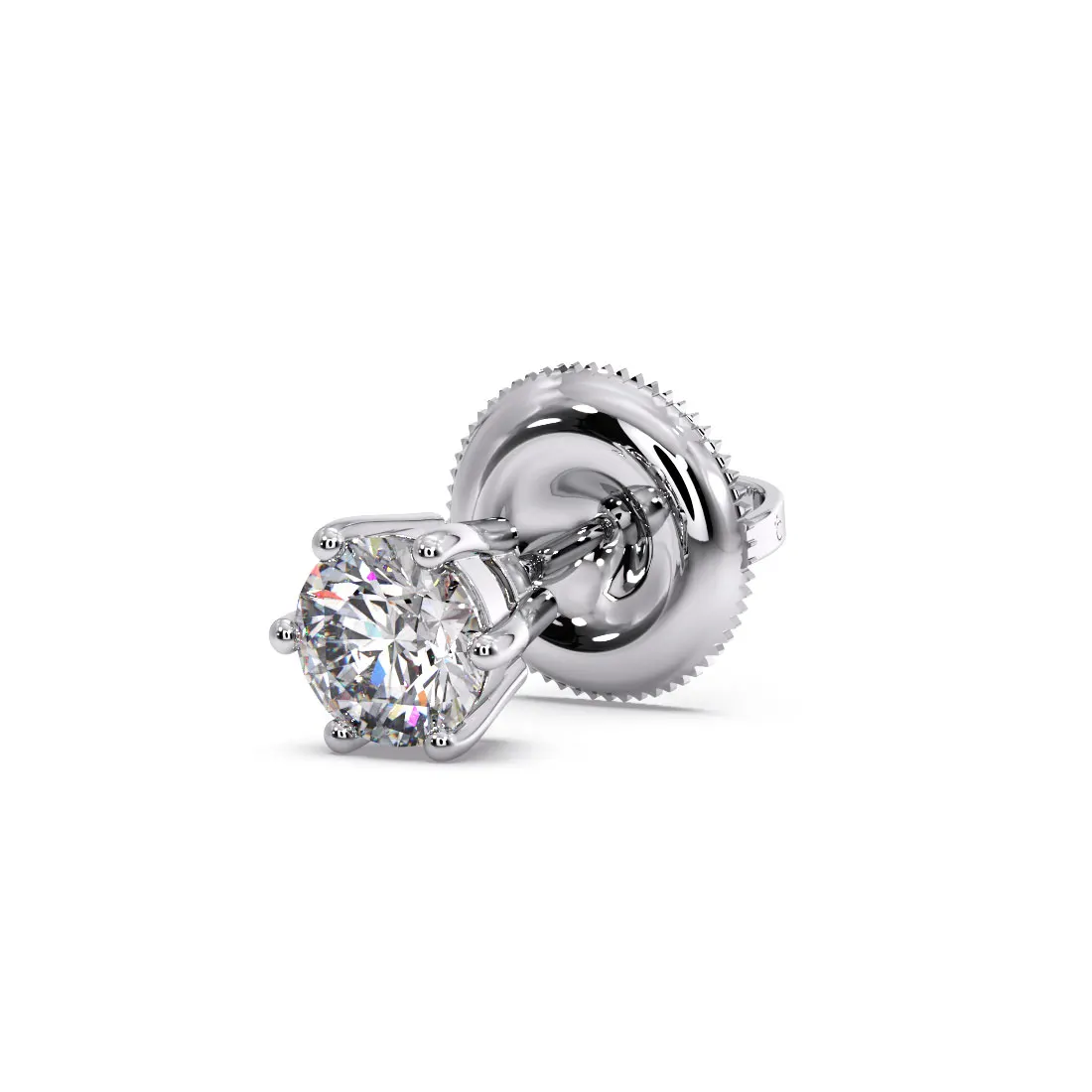0.25 Ct Harrison Diamond Solitaire Ear Stud
