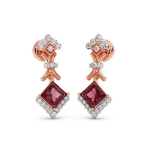Abhaya Diamond And Gemstone Earring