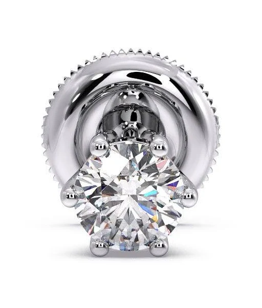 0.25 Ct Harrison Diamond Solitaire Ear Stud - Image 2