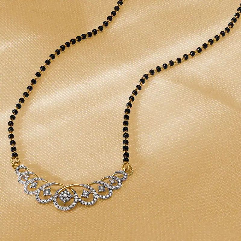 Rose Diamond Stylish Mangalsutra